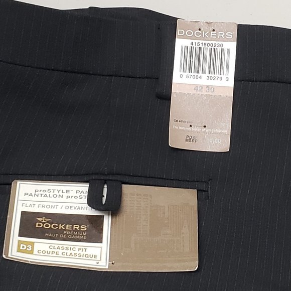 Men's Dress Pants Dockers Premium Classic Fit 42x30 NWT - Picture 8 of 9